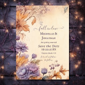 Save The Date Fall in Love Beautiful Automne Mariage de automne