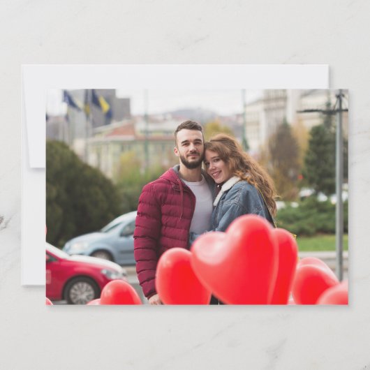 Save The Date Faux Vellum Effet DEUX mariage photo Enregistrer l (Dos)