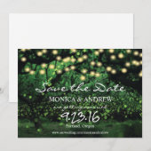 Save The Date Fées de la Forêt Enchantée Enregistrez la Date (Devant / Derrière)