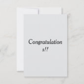 Save The Date Félicitations pour la remise des diplômes (Dos)