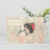 Save The Date Femme Victorienne Sauver La Date (Debout devant)