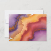 Save The Date Festive Purple Orange and Red Roses Wedding (Dos)