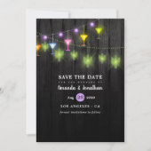 Save The Date Festive String lumières Cinco de Mayo Fiesta Maria (Devant)
