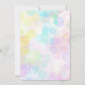 Save The Date Fête d'anniversaire 1 an fleur sauvage dinosaure m (Dos)