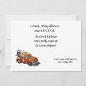 Save The Date Fête d'anniversaire avec Wrecker (Dos)