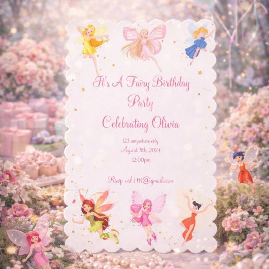SAVE THE DATE FÊTE D'ANNIVERSAIRE POUR LES FILLES