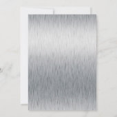 Save The Date Fête de célibataire noir et blanc (Dos)