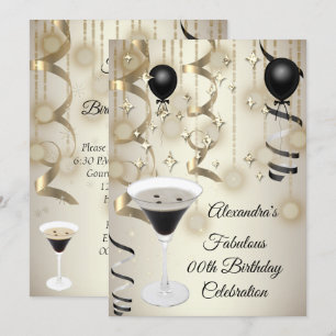 Save The Date Fête de cocktail de martini espresso fabuleux