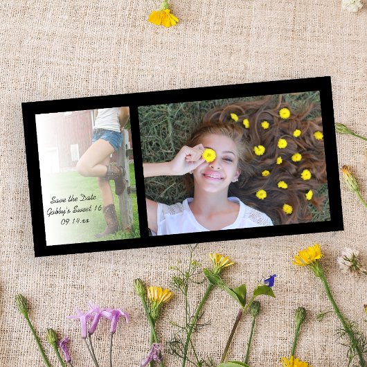 Save The Date Fête de grange Sweet 16 Anniversaire Enregistrer l