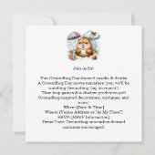 Save The Date Fête de la marmotte avec Amusement (Dos)