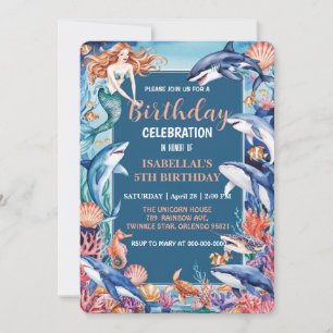 Save The Date Fête de la tortue blanche bleue