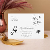 Save The Date Fête de l'obtention du diplôme