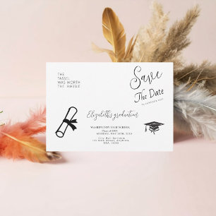 Save The Date Fête de l'obtention du diplôme