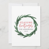 Save The Date Fête de Noël multiphoto Joyeuses Fêtes (Dos)