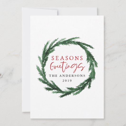 Save The Date Fête de Noël multiphoto Joyeuses Fêtes (Dos)