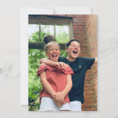 Save The Date Fête des jumeaux espagnols de Quince Champagne Bot (Dos)