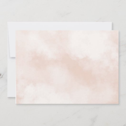 Save The Date Fête des mariées Boho Terracotta (Dos)