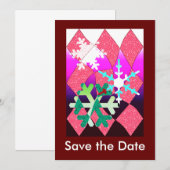Save The Date Fête d'hiver (Devant / Derrière)