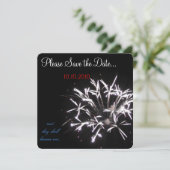 Save The Date Fête Économisez la date rouge/blanc/bleu (Debout devant)