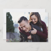 Save The Date Fête Florale d'hiver Noël Enregistrer la date (Dos)