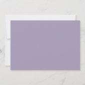 Save The Date Feuille minimale | Lavender Horizontal Enregistrer (Dos)