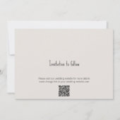 Save The Date Feuilles D'Automne Rustique Bois Plat Enregistrer (Dos)