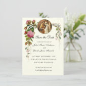 Save The Date Fiançailles de Marie et Joseph pour mariage cathol (Debout devant)