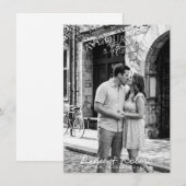 Save The Date Fiancé(e)s (Devant / Derrière)