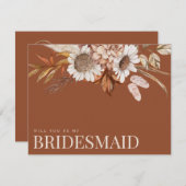 Save The Date Fiche de proposition de la servante d'automne Flor (Devant / Derrière)