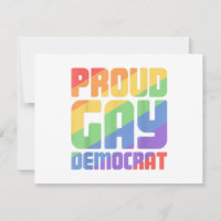 Fier Démocrate Gay Drôle LGBT