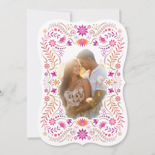 Save The Date Fiesta rose Quinceañera Mariage Enregistrer la dat (Dos)