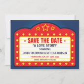 Save The Date Film Marquee Theatre Enregistrer la date Annonce (Devant)