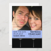 Save The Date Film Theatre Photo Enregistrer la date Invitation, (Devant / Derrière)