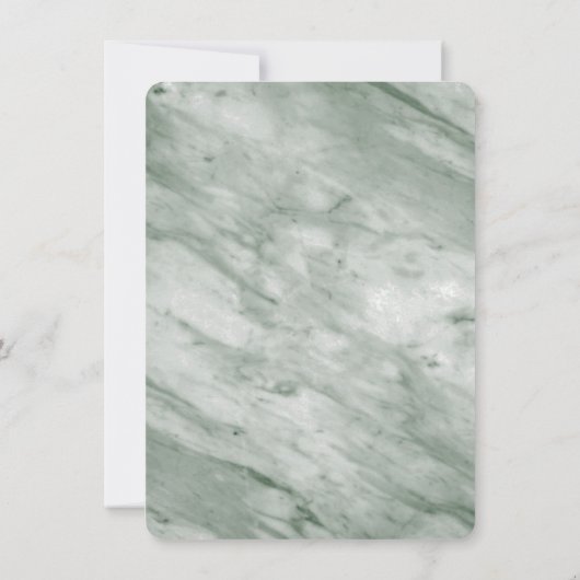 Save The Date Finalement Gold Script Hunter Arche verte encadrée (Dos)