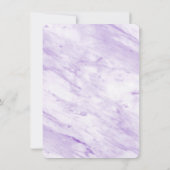 Save The Date Finalement Gold Script Lavender Archway encadré ph (Dos)