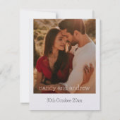 Save The Date Fiona Wildflower En Fleur Floral Shower Nuptial (Dos)