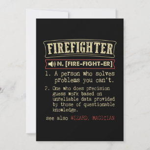 Save The Date Firefighter