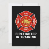 Save The Date Firefighter In Training Kids Fireman 16202607.png (Devant)