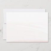 Save The Date Flamant rose artistique élégant (Dos)