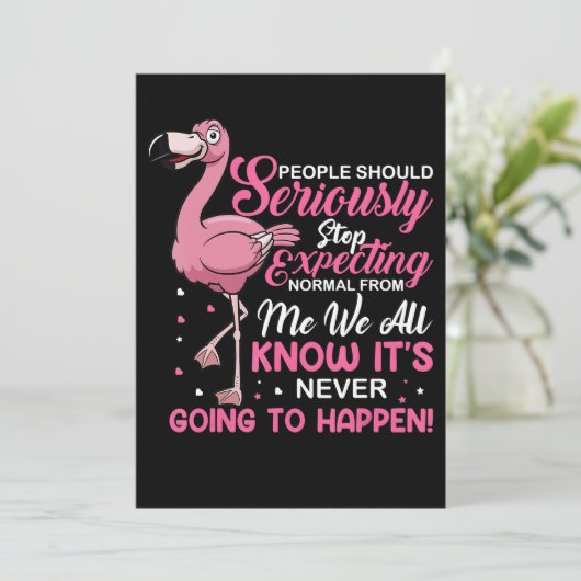 Save The Date Flamingos | People Should Stop Expecting Normal (Debout devant)