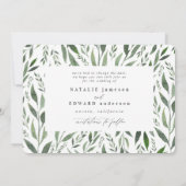 Save The Date fleur aquarelle florale changer la date (Dos)