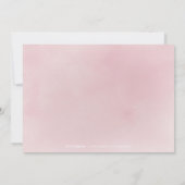 Save The Date Fleur botanique fleurie en floraison enregistrer l (Dos)