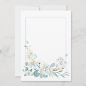 Save The Date Fleur d'anémone vierge personnalisée (Devant)