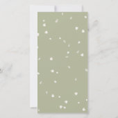 Save The Date Fleur de Fleur Blanche (Dos)