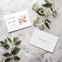 Fleur de fleurs de cerisier rose changer la date