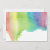 Save The Date Fleur de giclée d'aquarelle moderne Enregistrer la (Dos)