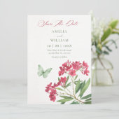 Save The Date Fleur esthétique (Debout devant)