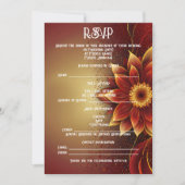 Save The Date Fleur éternelle Une fête intemporelle de l'amour R (Devant)