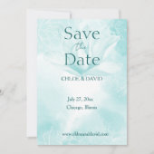 Save The Date Fleur Magnolia Éthérée, Appartement Enregistrer La (Devant)