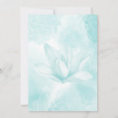 Save The Date Fleur Magnolia Éthérée, Appartement Enregistrer La (Dos)